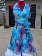 06 Floral Halter Dress