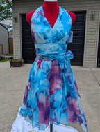 06 Floral Halter Dress