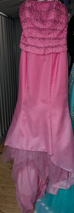 55 Ombre Beaded Blush Gown