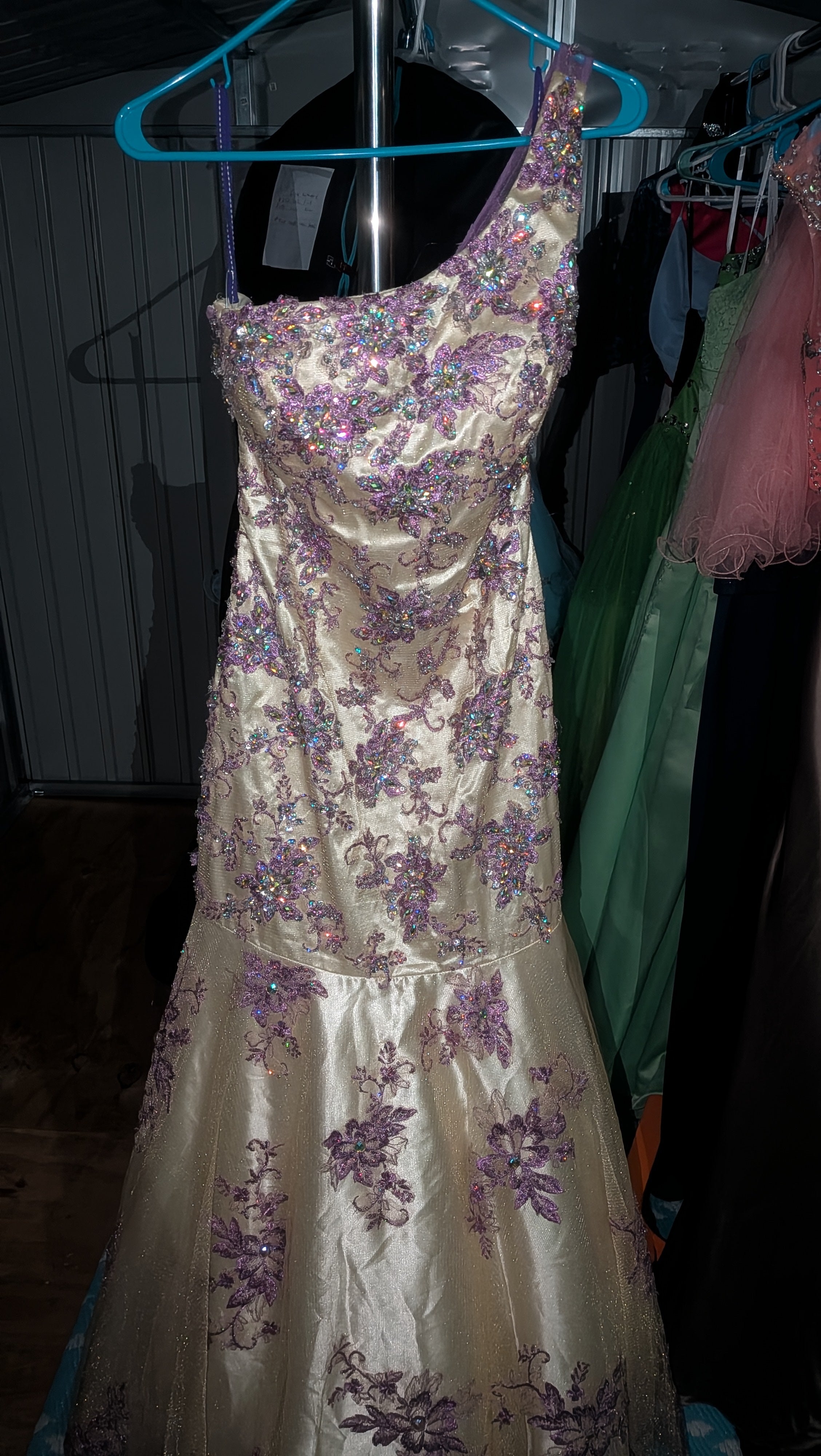 60 Lavender fishtail Gown